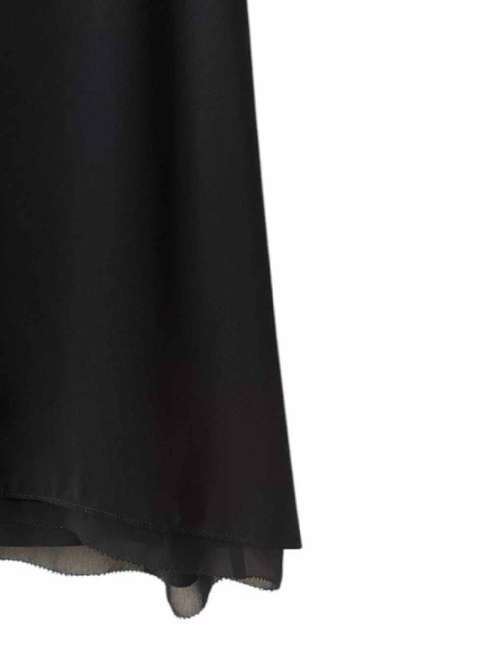 Express Black Sleeveless V-Neck Double Layered Top Size Small - Picture 4 of 7